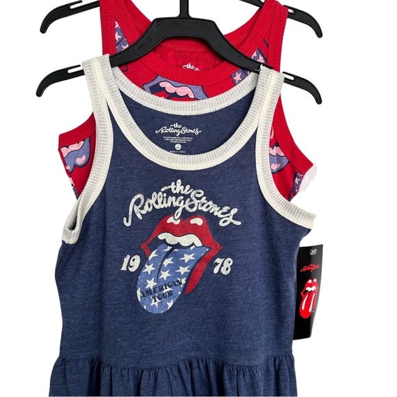 The Rolling Stones Blue & Red Dress SZ 6/6X 
Casual Summer Picnic 2 Dresses NWT - Picture 3 of 7
